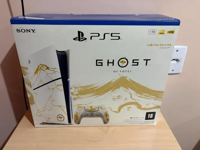 Ps5 slim edição Ghost of Yotei V/T leia