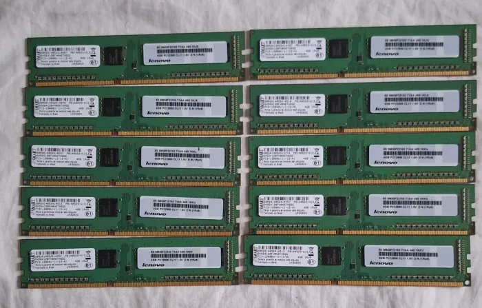 10 Memórias DDR3 Smart, 4gb, Velocidade 2000