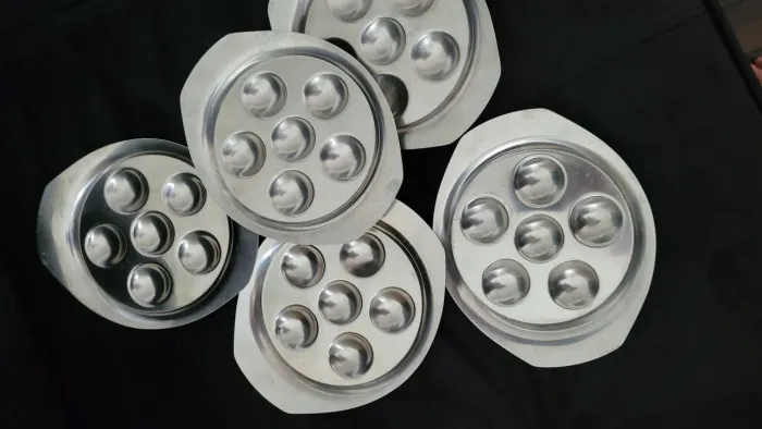 Prato para escargot Effepi3 inox 18.8italianos