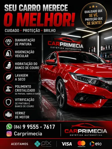 SERVIÇOS DE ESTÉTICA AUTOMOTIVA