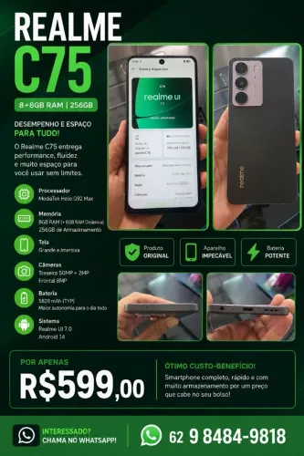 Realme C75 8+8/256GB