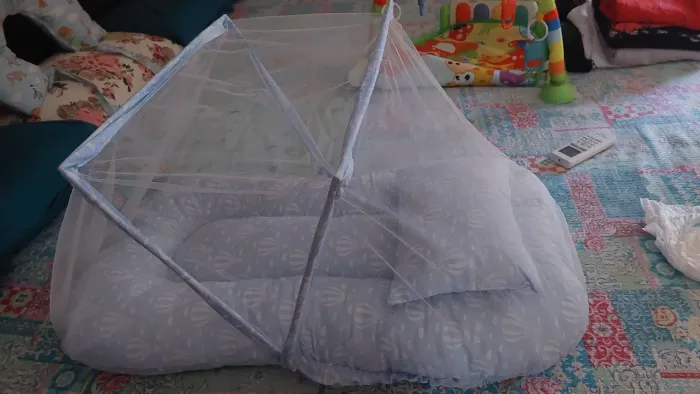 nninho redutor de berço para bebê com mosquiteiro