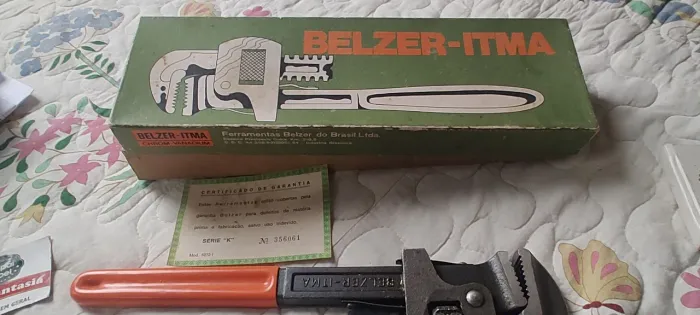 chave grifo (ou chave para tubos) Belzer-ITMA, modelo 5072-1 (Série "K"), 1970