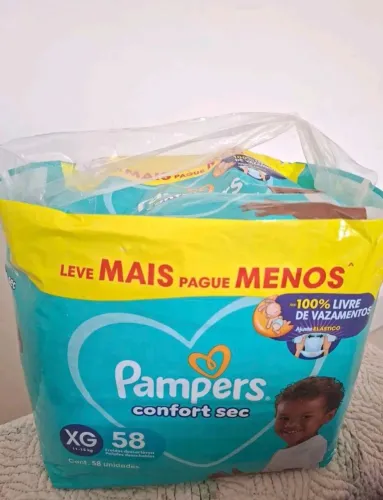 Fralda Pampers Confort Sec