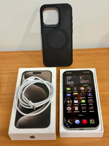 iPhone 15 Pro 128gb Impecável Completo