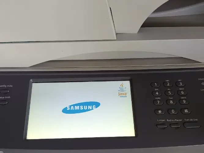 Impressora Multifuncional Laser com tela LCD Marca Samsung Modelo 6555