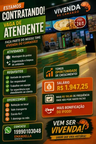 Vagas de emprego / Início de imediato