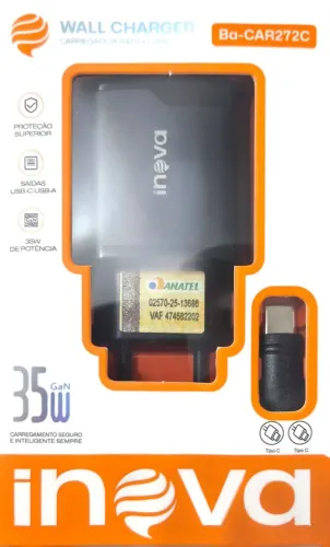 Carregador de celular 35 w Inova