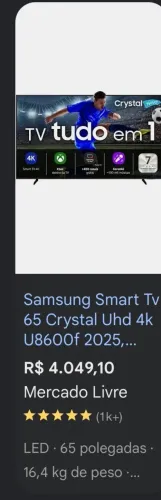 Tv 65 smart com Xbox