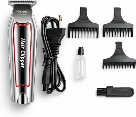 Maquina De Corte Acabamento Kemei Km 032 Bivolt Prateada