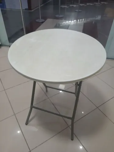 Mesa dobrável redonda