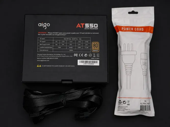 Vendo minha fonte aigo 550w Nunca usada