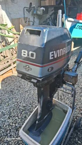Motor popa Evinrude 8hp - Revisado