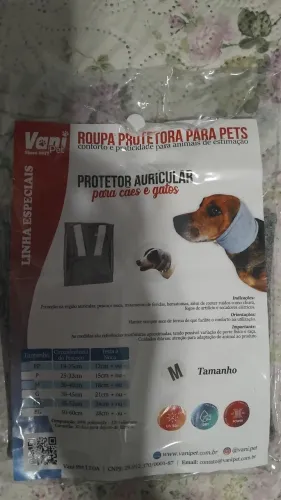 Protetor auricular para cães e gatos