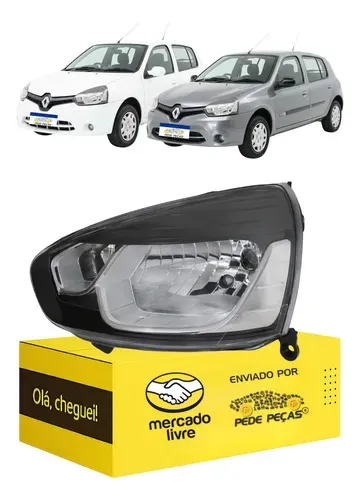 Farol Sinaleira Renault Clio 2013 2014 2015 2016 Novo Le Esquerdo/motorista