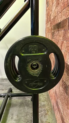 Anilha Emborrachada / Vulcanizada 20kg