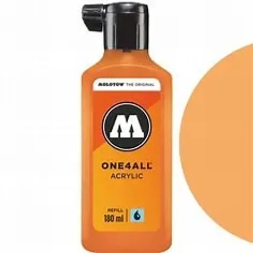 Tinta acrílica MOLOTOW ONE4ALL 180ml - Ref. 218 Neon Orange Fluorecent (Laranja)