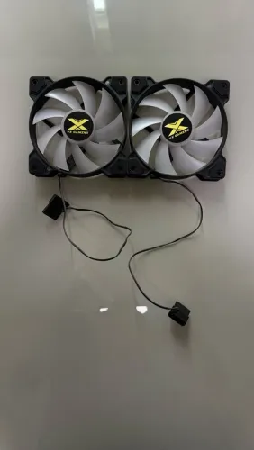 Kit 2 fans XT gaming para pc 