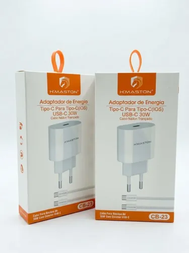 Carregador iPhone USB-C - Carga Rápida