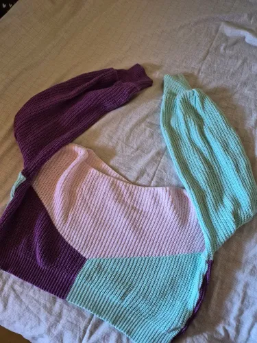 Vende-se cropedd manga longa de tricot