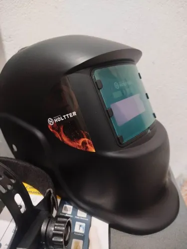 Capacete para solda automático
