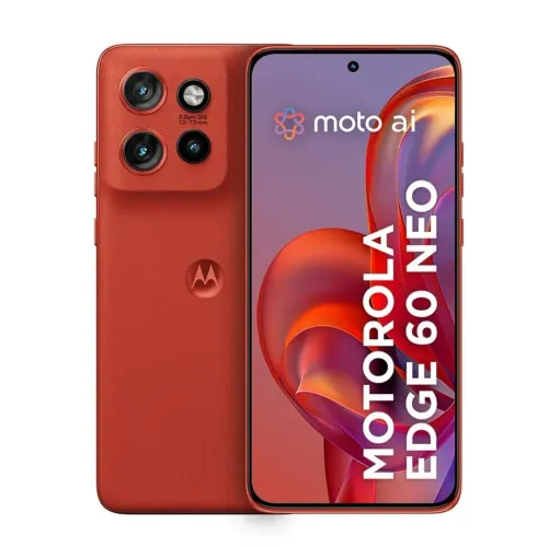 Celular Motorola 60 Neo - 5G - 256GB - 12Gb - Vermelho