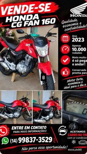 CG fan 160 em ótimo estado de conservação bom para o dia dia moto único dono