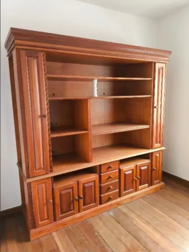 Estante de escritório e sala para livros, CDs e decoração