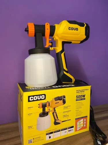 Pistola Elétrica para Pintura 500W 1400ML Covo an1
