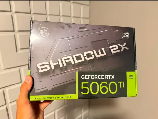 RTX 5060 Ti MSI 8gb - LACRADA NOVA - GARANTIA 3 ANOS