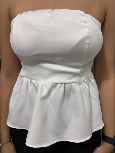 Blusa tomara que caia