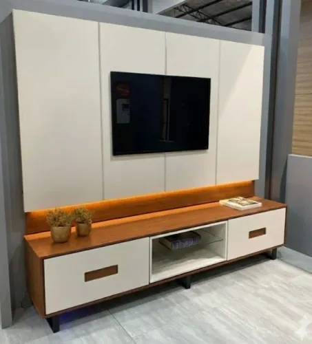 Painel e bancada Madri 2.40m TV 75? $ 1.799,00