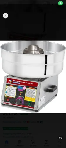 Vendo pipoqueira profissional e máquina de algodão doce