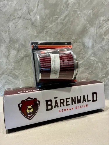 Filtro k&n e abafador inox barenwald NOVOS