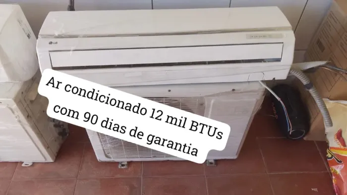 Ar condicionado 12 mil BTUs com garantia de 90 dias 1200 com instalação