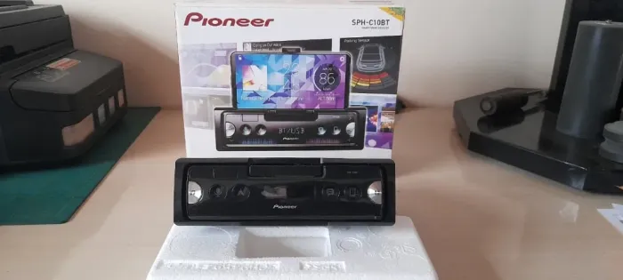 Pioneer SPH-C10BT | Som Automotivo Bluetooth USB | Media Receiver p/ Smartphone