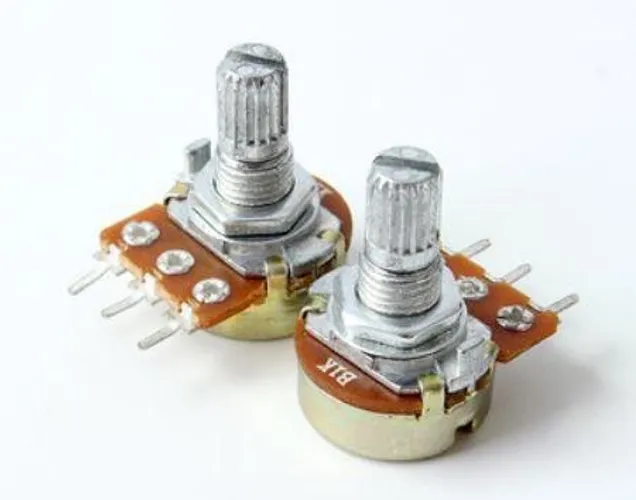 Potenciômetro KIT 2 Unidades 1k Linear Eixo Estriado 15 Mm Wh148 B10k Arduino COD-CP211 