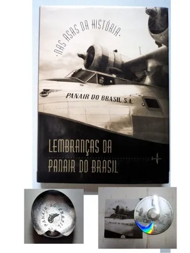 Lembranças da Panair do Brasil-Nas Asas da História+CD+Cinzeiro Promocional