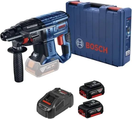 Martelete Bosch A Bateria Gbh 180li + 1 Bateria + 1 Carregador