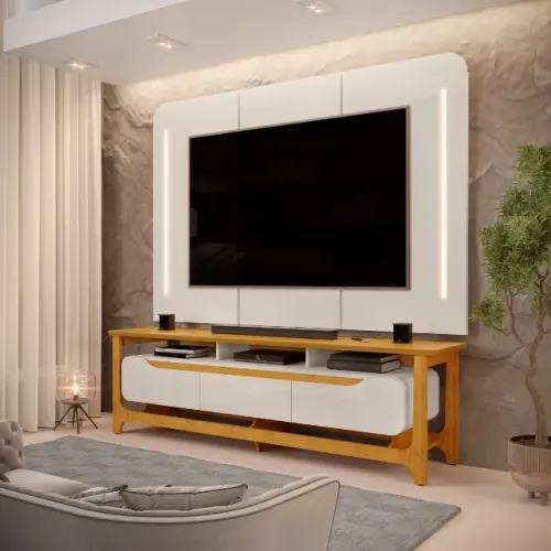 sala rack painel bancada
