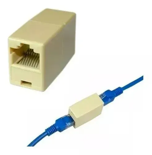 Adaptador Emenda Cabo De Rede Rj45