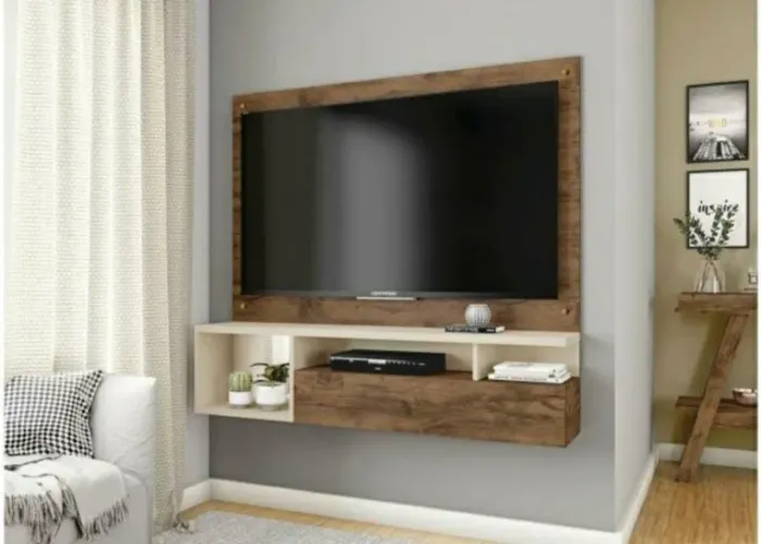 Belíssimo Painel Para Tv Até 55 Polegadas, Novo Na Caixa Lacrado