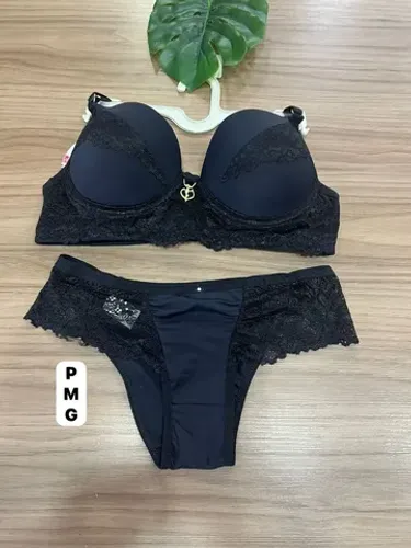 Conjunto lingerie com renda