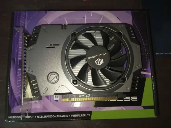 RX 550 4GB Placa de vídeo para jogos e trabalhos gráficos GDDR5 128Bit DVI HDMI DP PCI-E
