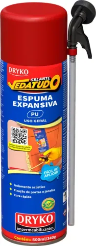 Espuma Expansiva Poliuretano 500ml - DRYCO