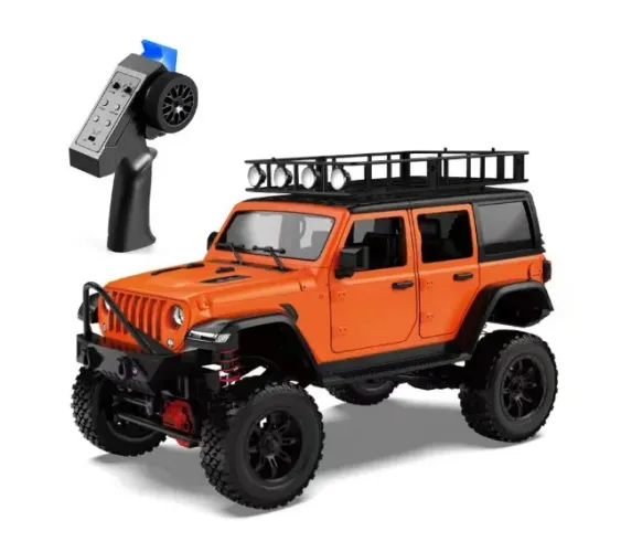 Carrinho com Rádio Controle MN 128 - 4x4 - 1/12 Jeep Crawler Muito Top!