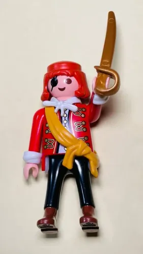 Playmobil Pirata - boneco altura 7 cm (acompanha acessório das fotos)