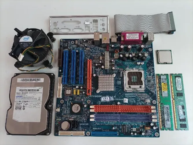 Kit Intel Core 2 Duo+placa Mãe+2gb.ram+cooler+hd160gb