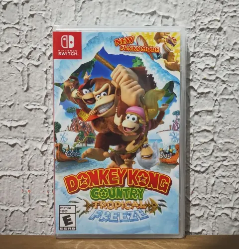 Donkey Kong Tropical Freeze Switch Lacrado (Aceitamos seu jogo usado como pagamento)