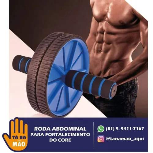 Roda para exercícios Abdominais 